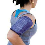 Bandă elastică din țesătură pentru alergare fitness S albastru marin