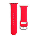 strap Curea de silicon APS banda de silicon APS pentru ceasul 8 / 7 / 6 / 6 / 5 / 4 / 4 / 3 / 3 / 2 / SE (41 / 40 / 38mm) brățară de ceas roșu