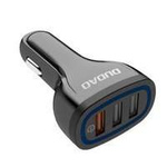 Dudao incarcator încărcare rapidă pentru mașină Quick Charge 3.0 QC3.0 2.4A 18W 3x USB negru (R7S negru)