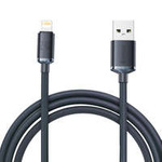 Baseus crystal shine series fast charging data cable USB Type A to Lightning 2.4A 2m black (CAJY000101)