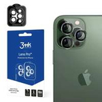 3mk iPhone Protecție pentru obiectiv Pro 13 Pro / 13 Pro Max verde/ verde-alfină Protecție pentru obiectivul camerei foto cu ramă de montare 1 buc.
