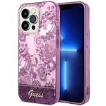 Husa Apple iPhone GUESS 14 Pro Max Max Porcelain Collection Pink Fuchsia Hardcase