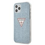 Case GUESS Apple iPhone 12 12 Pro Jeans Collection GUHCP12MPCUJULLB Blue Hardcase