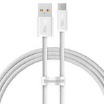 Baseus Seria Dynamic cablu USB - USB tip C 100W 1m alb (CALD000602)