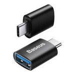 Baseus Ingenuity Series Mini OTG Adaptor Type-C la USB-A 3.1 negru