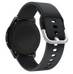 Curea de silicon TYS smartwatch banda de ceas universal 22mm negru
