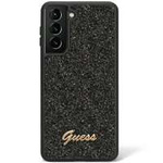 Husa case Glitter Guess GUHCS23SHGGSHK S23 S911 negru/negru Hard Script Case