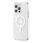Husa mag husa iPhone MagSafe Kingxbar PQY Geek Series netic 14 Plus argint Case