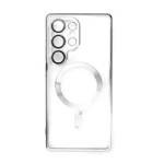 Husă galvanizată cu MagSafe pentru iPhone 16e - Argintie