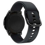 Curea de silicon TYS smartwatch bandă de ceas universal 20mm negru