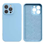 Husa Case Husa iPhonenou Silicon 14 Plus Siliko Cover albastru deschis Case
