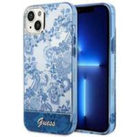 Husa Apple iPhone GUESS 14 Plus Porcelain Collection Blue Hardcase