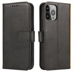 Husa Mag Case husa net Vivo Y16 flip acoperire flip portofel stand negru Case