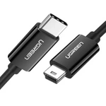Cablu USB-C la Mini USB UGREEN US242, 1m (negru)