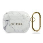 GUESS Case Cover Apple Pro AirPods GUACAPTPUMAWH White Marble Collection Case