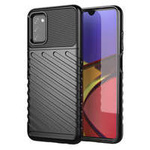 Thunder Case flexibil blindat flexibil husa acoperire Samsung Galaxy A03s negru