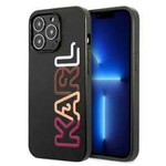 Husa Apple iPhone KARL LAGERFELD 13 13 13 Pro Multipink Brand Black Hardcase