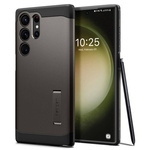 Husa Spigen Tough Armor Galaxy S23 Ultra Gunmetal Case