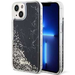 Husa iPhonecase Liquid Glitter Guess GUHCP14SLCSGSGSGK 14 6.1" negru/negru Marble tare Case