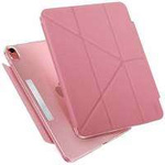 husa iPad UNIQ Camden 10th gen (2022) roz/roșu roz Antimicrobian