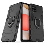 Inel Armor blindat hibrid husa acoperire + magnetic suport Samsung Galaxy A42 5G negru