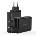 incarcator Choetech GaN 140W 4 porturi (2x USB C, 2x USB) negru (PD6005)