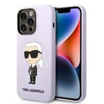 Husa Karl Lagerfeld iPhone 14 Pro Max 6.7" hardcase violet/purpuriu silicon Ikonik