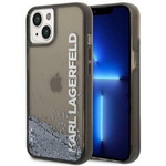 Husa Apple iPhone Liquid Glitter KARL LAGERFELD 14 Elong Black Hardcase