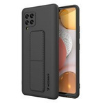 Wozinsky Kickstand Case carcasă flexibilă din silicon cu suport Samsung Galaxy A42 5G negru