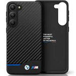 Husa BMW BMHCS23M22NBCK S23 Plus S916 Negru/Negru piele carbon