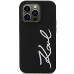 Husa Karl Lagerfeld KLHCN61SKSVGK iPhone 11 6.1" negru/negru greucase silicon Signature Case