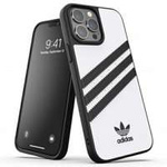 Husa iPhone Adidas OR turnat PU 13 Pro Max 6.7" alb / alb 47143