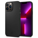 Husa Spigen iPhone 13 Pro Max Thin Fit Negru Case + Folie sticla Spigen  Glas.Tr Slim