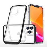 Clear 3in1 husa pentru iPhone 13 Pro Max capacul de gel cu cadru negru