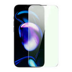 Baseus folie sticla pentru iPhone 14 Pro pentru întregul ecran cu filtru Anti Blue Light și boxa capac de 0,3 mm + cadru de montare