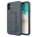 Wozinsky Kickstand Case flexible silicone cover with a stand Samsung Galaxy A72 4G blue