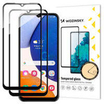 folie sticla ecran Wozinsky Full Glue Sticlă temperată de sticlă Samsung Galaxy A14 5G 9H pentru întregul cu cadru negru
