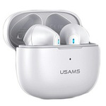 USAMS Casti Bluetooth 5.2 Bluetooth 5.2 TWS NX10 Seria NX10 Microfon dublu fără fir alb/alb BHUNX02