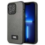 Karl Lagerfeld KLHCP13LSFMP2DG iPhone 13 Pro / 13 6.1" hardcase argintiu/argintiu Saffiano Placă Saffiano