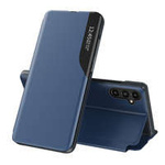 Husa Case husa Eco piele Vizualizare pentru Samsung Galaxy A14 cu flip stand albastru Case