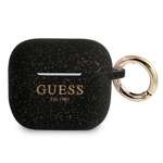 Case Guess GUA3SGGEK AirPods 3 cover black / black Silicone Glitter
