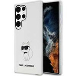 Husacase Karl Lagerfeld Klhcs23lhnchtct S23 Ultra S918 Transparent Hard Ikonik Choupette Case