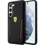Husacase Ferrari FEHCS23MNPYK S23 Plus S916 negru/negru tare Carbon Contrast Edges