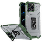 Inel de cristal Case hibrid blindat husa acoperire + magnetic suport iPhone 13 Pro verde