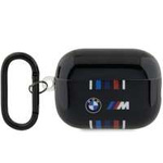 BMW BMAP222SWTK Capac AirPods Pro 2nd gen negru/negru Multiple linii colorate BMW BMAP222SWTK