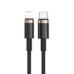 Cablu USAMS USAMS USB-C Apple Lightning U63 PD 1.2m Fast Charge 20W SJ484USB01 US-SJ484 Negru