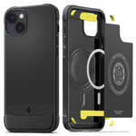 Husa Spigen Rugged Armor Mag MagSafe iPhone MATTE 14 negru