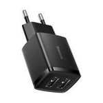 Baseus Compact incarcator 2x USB 10.5W Negru (CCXJ010201)