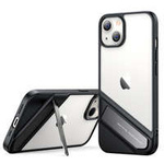 Ugreen Fusion Kickstand Case carcasă rigidă cu cadru din gel și suport pentru iPhone 13 negru (90152)