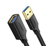 Adaptor prelungitor Cablu Ugreen USB 3.0 (femă) - USB 3.0 (mascul) 2 m negru (US129 10373)